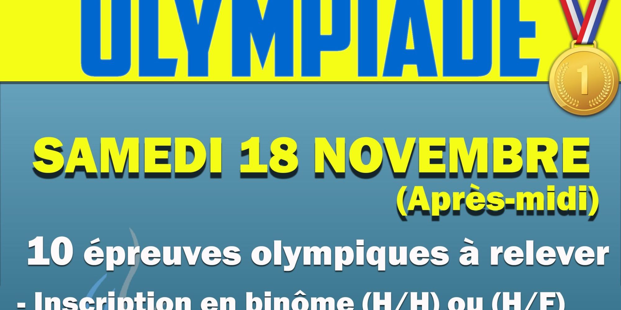 affiche olympiade date novembre