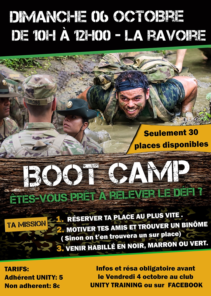 Boot Camp Octobre 2019 Salle de sport et d'entraînement à Chambéry